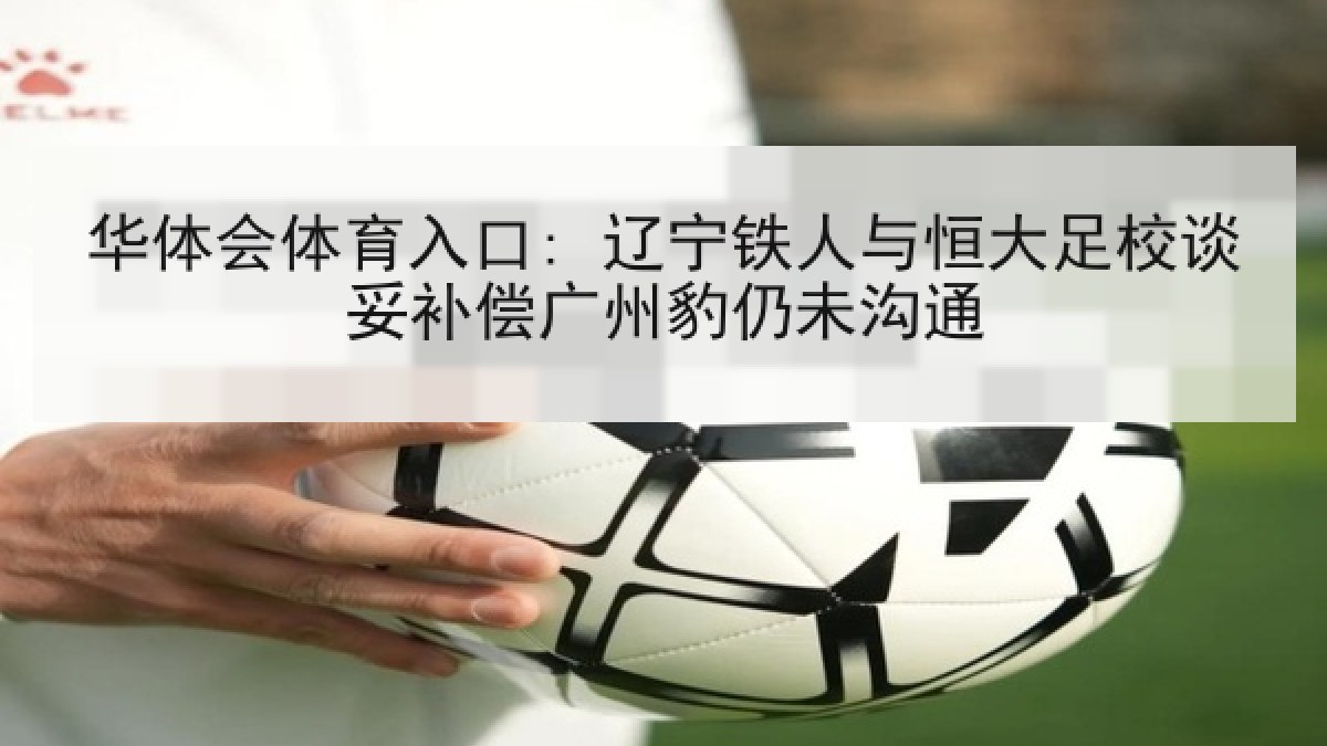华体会体育入口: 辽宁铁人与恒大足校谈妥补偿广州豹仍未沟通